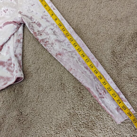 Francesca's Velour Long Sleeve Bodysuit Pink Square Neckline Size XL Juniors - Picture 6 of 8